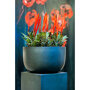 Pottery Pots Natural Sunny ronde plantenbak zwart detail